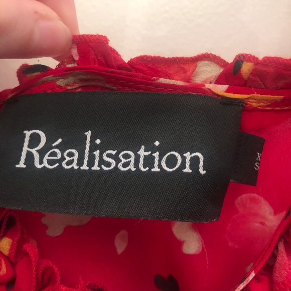 NWOT Realisation Par Julia Dress in Rouge Fleur - Picture 3 of 7